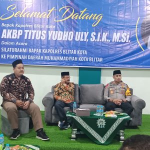 Kapolres Blitar Kota Silaturahmi ke Muhammadiyah, Perkenalkan Program Lapor Kapolres