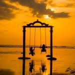 Senja di Gili Trawangan, Lombok, Nusa Tenggara Barat (NTB).