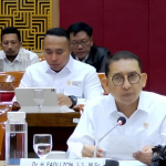 Menteri Kebudayaan RI, Fadli Zon, saat rapat bersama Komisi X DPR RI, Selasa (4/2/2025). (Foto:Tangkapan layar/ Ubay)