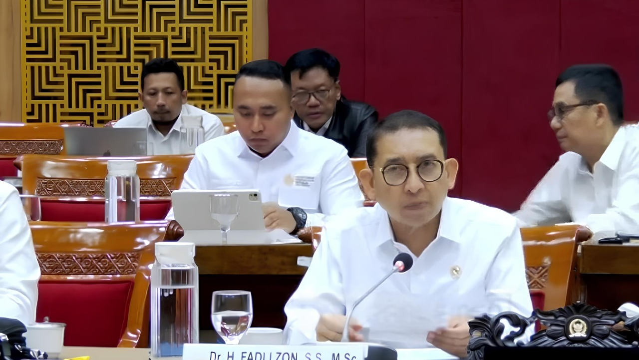 Menteri Kebudayaan RI, Fadli Zon, saat rapat bersama Komisi X DPR RI, Selasa (4/2/2025). (Foto:Tangkapan layar/ Ubay)