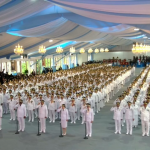 961 kepala daerah resmi dilantik Presiden Prabowo di Halaman Tengah Istana Kepresidenan, Jakarta, Kamis (20/2/2025). (Foto: Tangkapan layar/ Ubay)