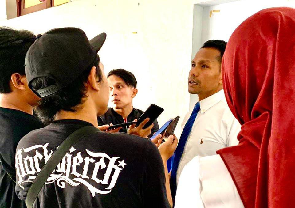 Ketua Umum LBH MABES, Dr Tasrif SH MH, menyampaikan keterangan kepada awak media, Senin (10/2/2025). (Foto: IST)