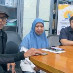 Jajaran LHKP PDM Kota Surabaya. Dari kiri: HMI el Hakim, dr Zuhrotul Mar'ah, Faris Abidin. (Foto:IST)