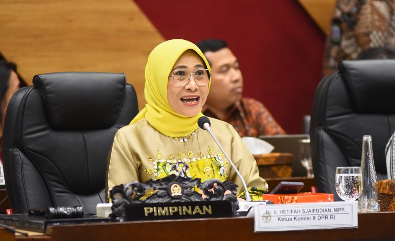 Ketua Komisi X DPR RI, Hetifah Sjaifudian. (Foto: Dok. DPR RI)