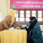 Pelaksanaan pogram cek kesehatan gratis. (Foto: Kemenko PMK)