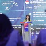 Menkomdigi Meutya Hafid menjadi keynote speaker dalam forum Berita Satu Outlook 2025 di Hotel Westin, Jakarta Selatan, Kamis (30/01/2025). (Foto: Kementerian Komdigi)
