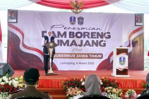 Gubernur Khofifah Resmikan Dam Boreng, Sempat Jebol Akibat Lahar Semeru 2018 Silam