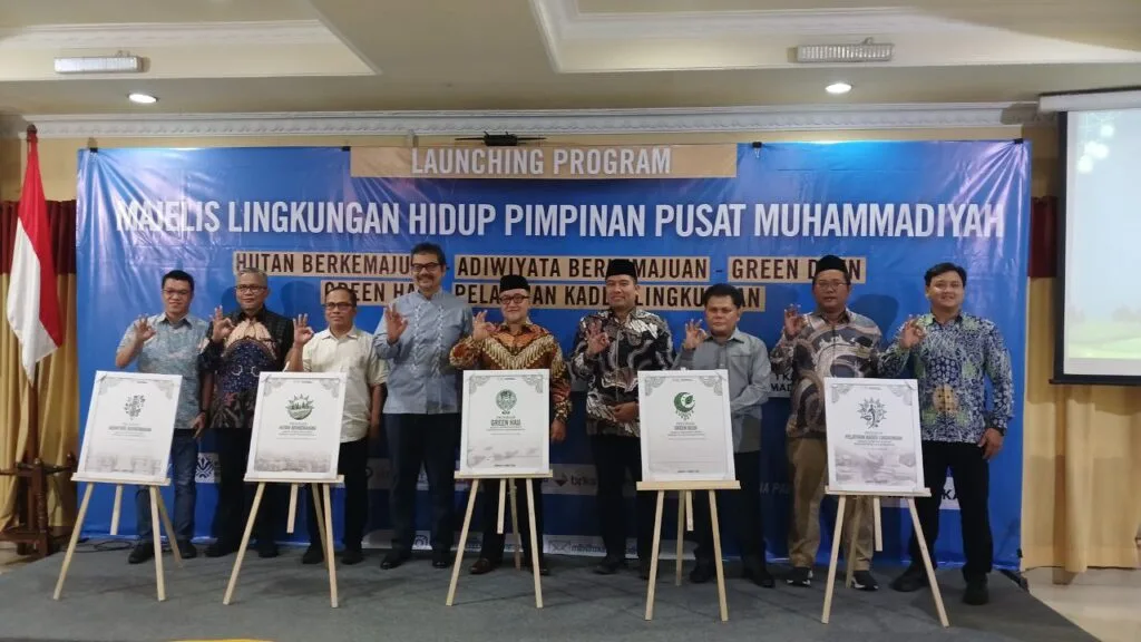 Peluncuran lima program Majelis Lingkungan Hidup oleh MLH PP Muhammadiyah, Jumat (21/3/2025). (Foto: JakartaMu)