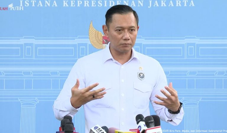 Menko Bidang Infrastruktur dan Pembangunan Kewilayahan, Agus Harimurti Yudhoyono (AHY).