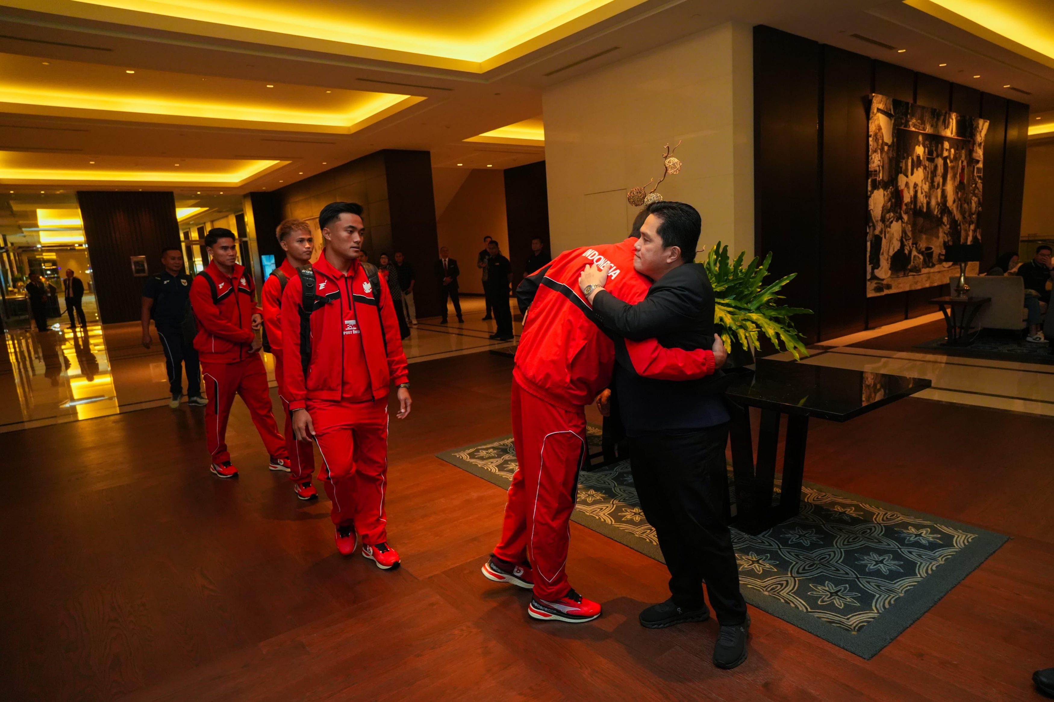 Erick Thohir Lepas Timnas Indonesia ke Sydney, Siap Hadapi Australia
