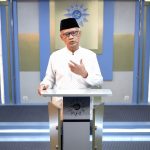 Ketua Umum PP Muhammadiyah, Prof Dr Haedar Nashir MSi, menyampaikan refleksi Idulfitri 1446 H. (Foto: Tangkapan layar)