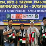 Silaturrahim, buka bersama dan doa bersama, yang digelar LHKP dan LPCR PDM Kota-kota Surabaya, Sabtu (22/3/2025). (Foto: Hakim)