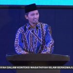 Ketua MPKSDI PP Muhammadiyah, Bachtiar Dwi Kurniawan, menyampaikan sambutan dalam Pembukaan Pengkajian Ramadan di UMJ, Kamis (6/3/2025). (Foto: Tangkapan layar/ Ubay)