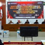 Rapat Pleno Terbuka Rekapitulasi Penghitungan Perolehan Suara Pilkada Magetan 2024 Pasca PSU, Senin (24/3/2025). (Foto: KPU Magetan)