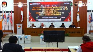Hasil Rekapitulasi Tingkat Kabupaten Pasca PSU Pilkada Magetan: Paslon NIAT Masih Unggul Tipis