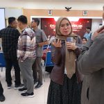 Anggota KPU RI, Iffa Rosita, usai menghadiri Dialog Publik yang digelar DPD IMM Jawa Timur di UM Surabaya, Jumat (7/3/2025). (Foto: Ubay NA)