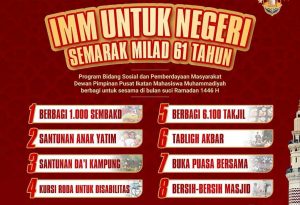 Rayakan Milad ke-61 Saat Ramadan, DPP IMM Siapkan Rangkaian Program Menarik