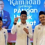 Anggota DPR RI Fraksi PAN, dari kiri: Slamet Ariyadi (Dapil Jatim XI), Ahmad Rizki Sadig (Dapil Jatim VI), dan Abdul Hakim Bafagih (Dapil Jatim VIII). (Foto: Amanat.News)