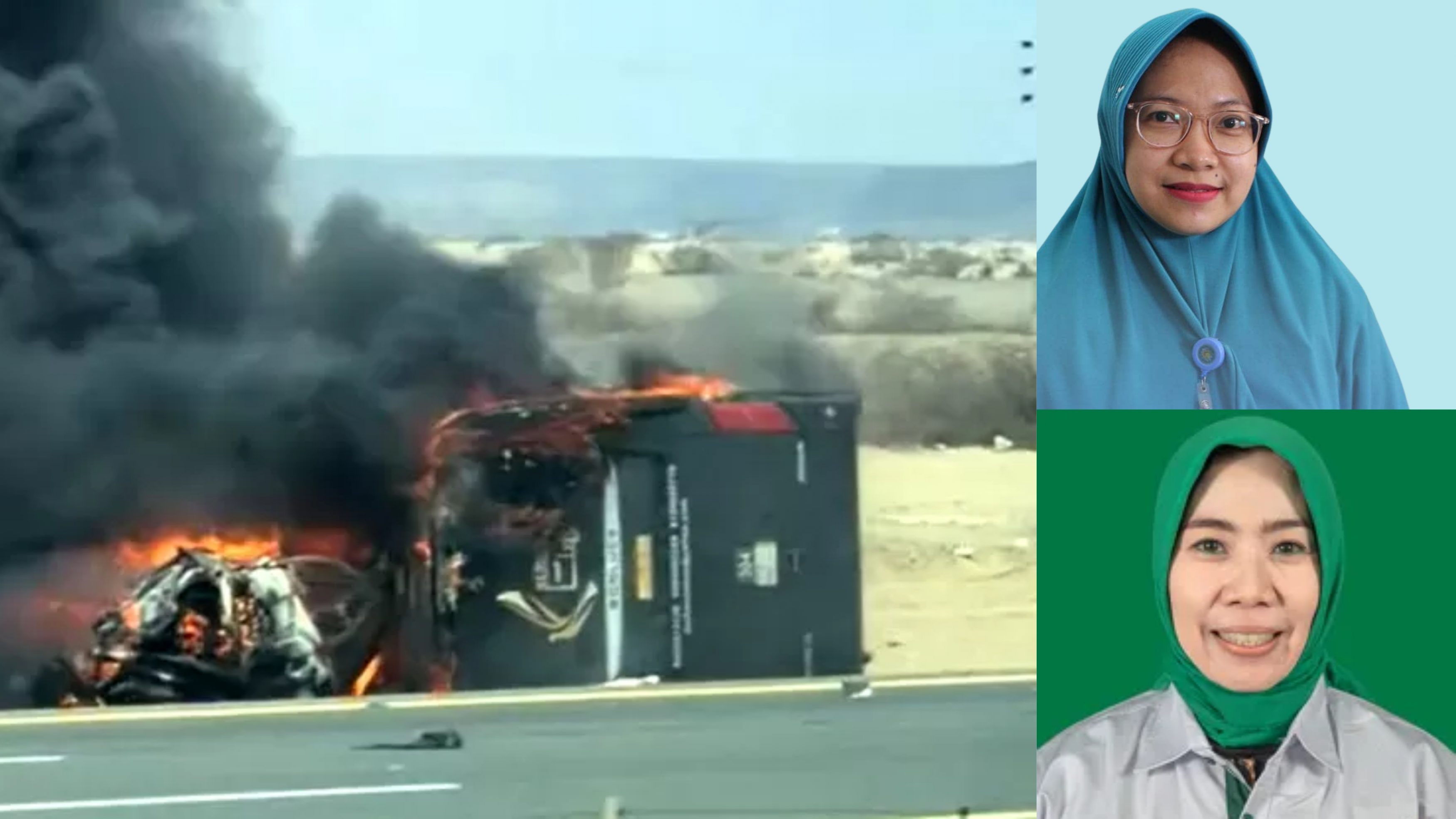 Wakil Direktur RSI Muhammadiyah Sumberrejo dan Anggota DPRD Bojonegoro Meninggal, Usai Bus Jemaah Umrah Alami Tabrakan