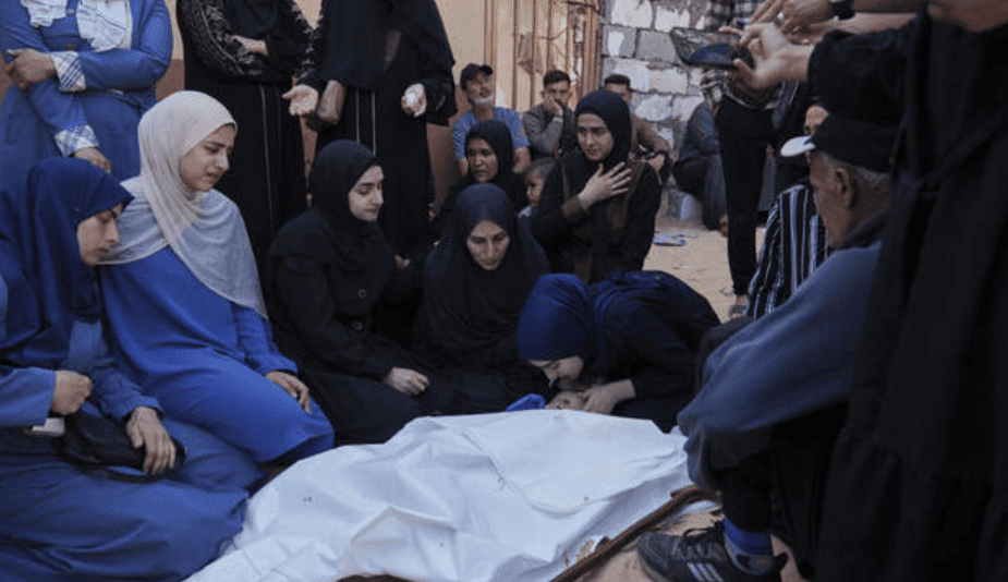 Gempuran Israel di Gaza, Palestina selama 48 jam mengakibatkan lebih dari 90 orang tewas. (Foto: SS Arab News/AP)