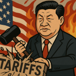 Presiden China Xi Jinping menggunakan perang tarif sebagai momentum konsolidasi internal. (Foto: ChatGPT)