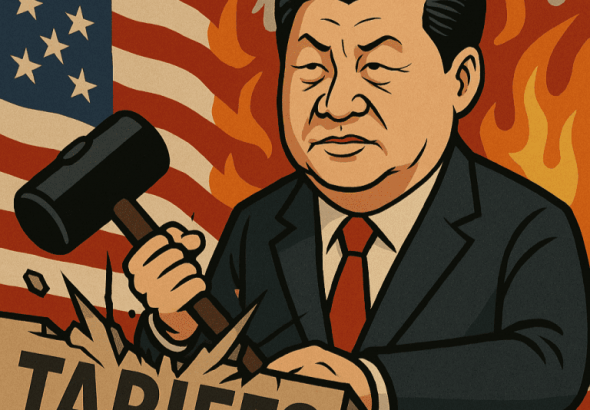 Presiden China Xi Jinping menggunakan perang tarif sebagai momentum konsolidasi internal. (Foto: ChatGPT)