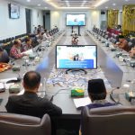 Rapat persiapan pelaksanaan ibadah haji 1446 H/2025 M di Kantor Kemenag RI, Jakarta, pada Jumat (25/4/2025).