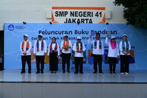 Pagi Ceria, Mendikdasmen Luncurkan Buku Panduan Gerakan 7 Kebiasaan Anak Indonesia Hebat