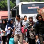 Urbanisasi pasca mudik lebaran.