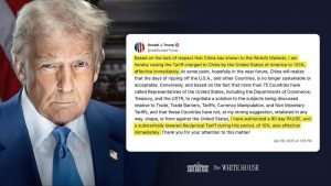 Kembali Balas China, Kini Trump Naikkan Tarif Impor Jadi 125%