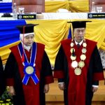 Dari kiri: Prof Sriyono, Prof Hana Catur Wahyuni, Dr Hidayatulloh, serta Prof Sutarman. (Foto: Ubay NA)