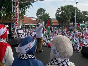 Ribuan Massa Bela Palestina Tumpah Ruah, Serukan Solidaritas Kemanusiaan Lawan Genosida Israel