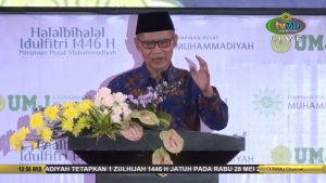 Halal Bihalal di UMJ, Haedar Nashir: Momentum Perkuat Kolaborasi Umat dan Bangsa