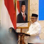 Mendikdasmen RI Abdul Mu'ti saat peluncuran Gerakan 1.000 Siswa SMK Sales Naik Kelas di Kantor Kemendikdasmen, Jakarta, Senin (28/4/2025). (Foto: Humas Kemendikdasmen)