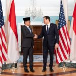 Menlu RI Sugiono (kiri) dan Menlu AS Marco Rubio. (Foto: Kemlu RI)