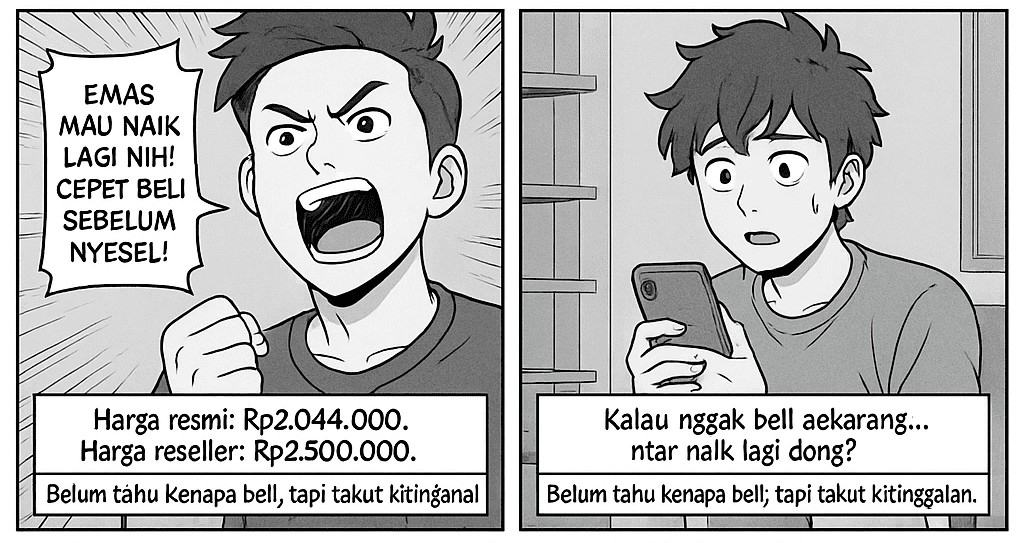Fenomena Borong Emas Karena Cemas