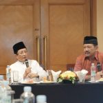 Menag RI Nasaruddin Umar (kiri) saat FGD pada Rabu (16/4/2025). (Foto: Kemenag RI)