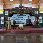 Wakil Bupati Bangkalan, Mohammad Fauzan Jakfar, saat menyampaikan sambutan dalam Silaturahim Warga Muhammadiyah se-Madura Raya di Pendopo Agung Pratanu Bangkalan, Ahad (13/4/2025). (Foto: Ubay NA)