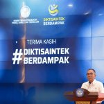 Mendiktisaintek RI, Prof Brian Yuliarto, meluncurkan program 'Diktisaintek Berdampak' bertepatan dengan momentum Hardiknas 2025, Jumat (2/5/2025). (Foto: Humas Kemdiktisaintek)