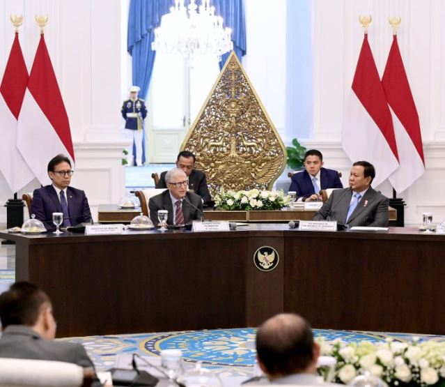 Prabowo Terima Bill Gates di Istana, Bahas Vaksin hingga Pertanian Berkelanjutan