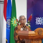 Ketua PP Muhammadiyah, Dr H M Busyro Muqoddas SH MHum, saat Pembukaan Rakornas Bidang Hukum, HAM, dan Hikmah di UM Purwokerto, Jumat (23/5/2025). (Foto: IST)