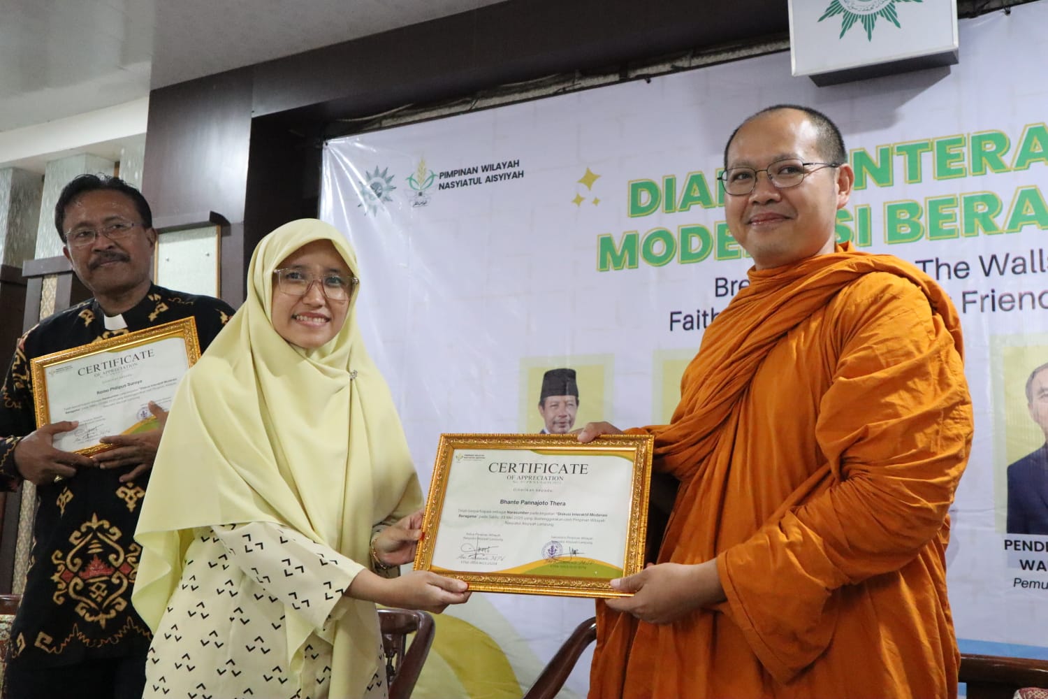 Serukan Moderasi, PWNA Lampung Gelar Dialog Bersama Para Tokoh Lintas Agama