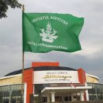 Bendera Nasyiatul Aisyiyah berkibar. (Foto: Suara Aisyiyah)