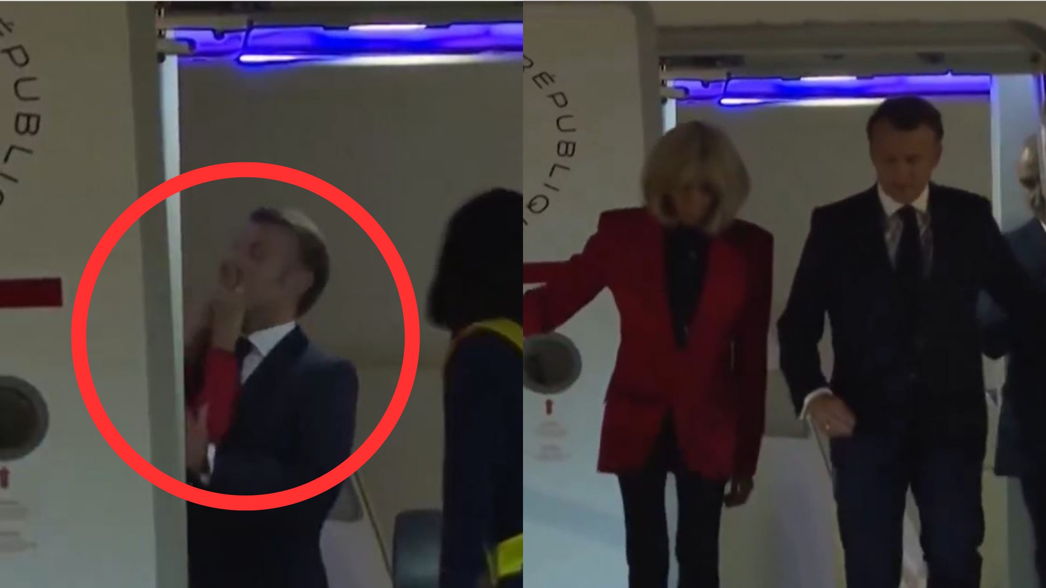 Viral Video Wajahnya Didorong Istri, Presiden Prancis Macron Sebut Sedang Bercanda