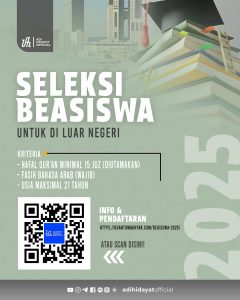Beasiswa Ustaz Adi Hidayat 2025.