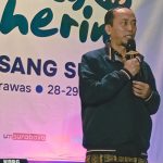 Wakil Ketua PWM Jatim, Dr Hidayatulloh MSi, berpesan agar membangun umat dan gerakan yang solid, ketika menghadiri Family Gathering di Mojokerto, Sabtu (28/6/2025). (Foto: Ubay NA/ IST)