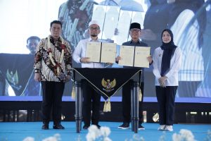 Kemendes Teken MoU dengan Quantum Akhyar Pimpinan UAH, Kenalkan Program Radenmas 2045