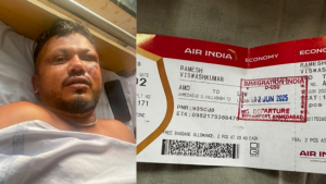 Mukjizat! Satu Orang Berdiri Tegak dari Puing-puing Pesawat Air India