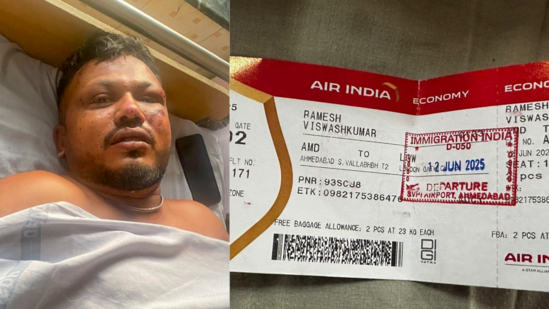 Mukjizat! Satu Orang Berdiri Tegak dari Puing-puing Pesawat Air India
