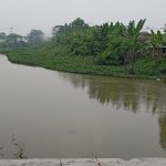 Aliran sungai yang melalui Kalipecabean, Candi, Sidoarjo. (Ubay NA/ IST)